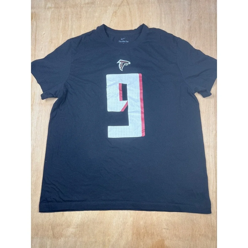 Nike Atlanta Falcons Penix Jr 9 Black T Shirt Mens Size XL